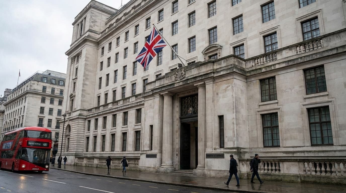 Exterior of the Ministry of Defence building in Whitehall, London