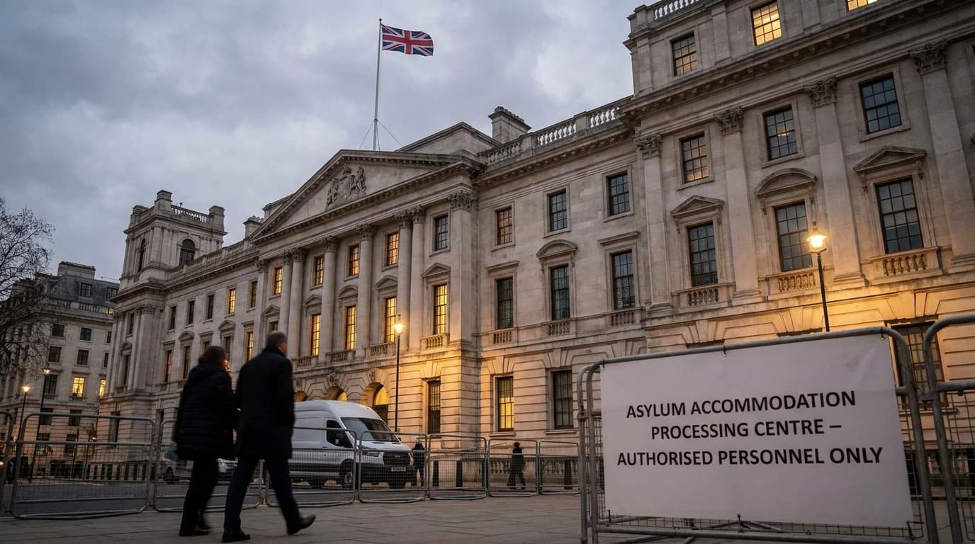 generic UK asylum accommodation and welfare policy image, no identifiable individuals