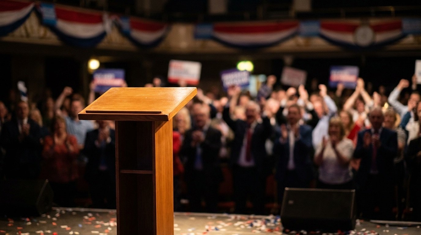 generic politics image, no real faces