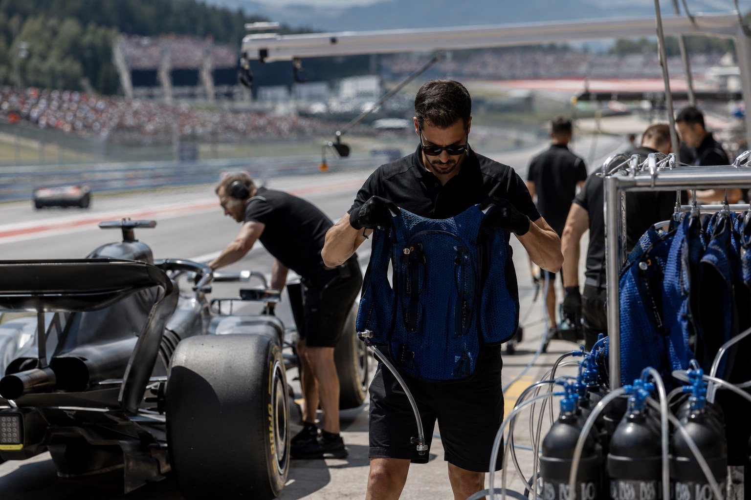 Formula One car on track at Spielberg