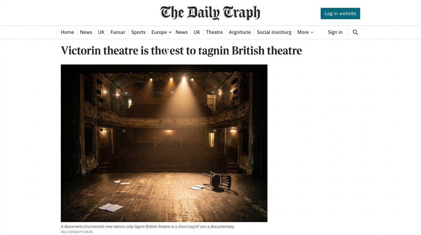 Spotlight on an empty audition stage