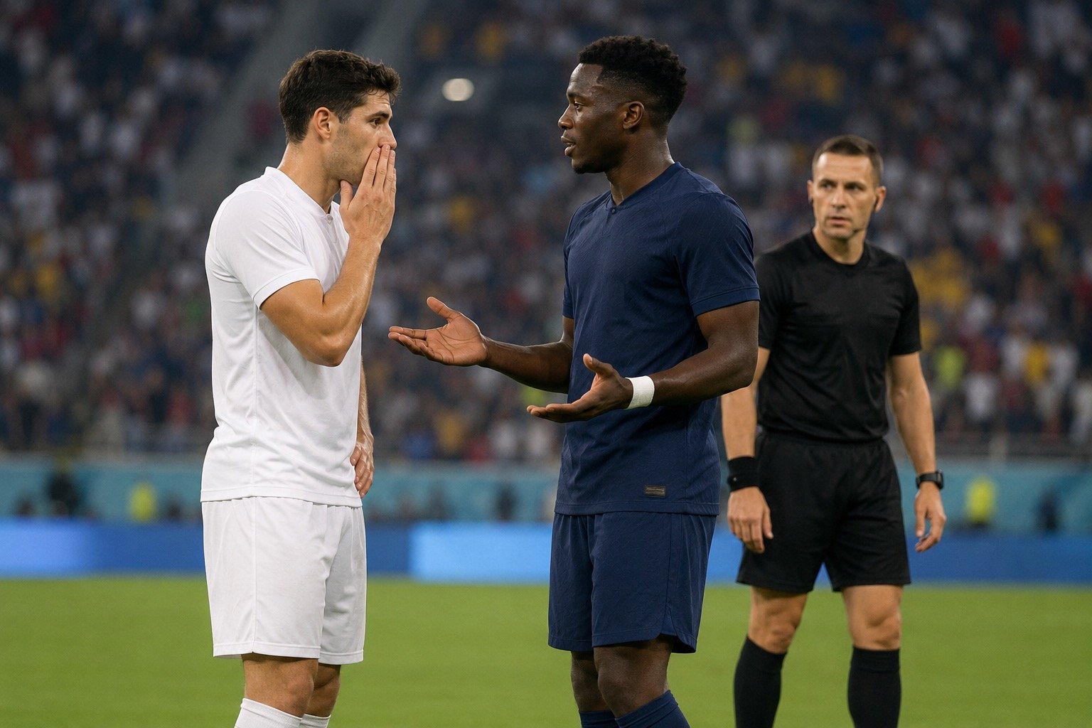 Jude Bellingham in an England shirt during a World Cup match