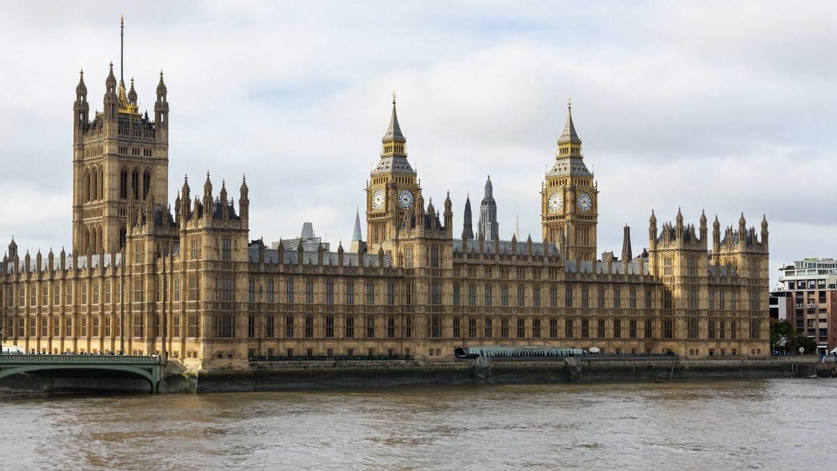 The Houses of Parliament and Big Ben across the Thames