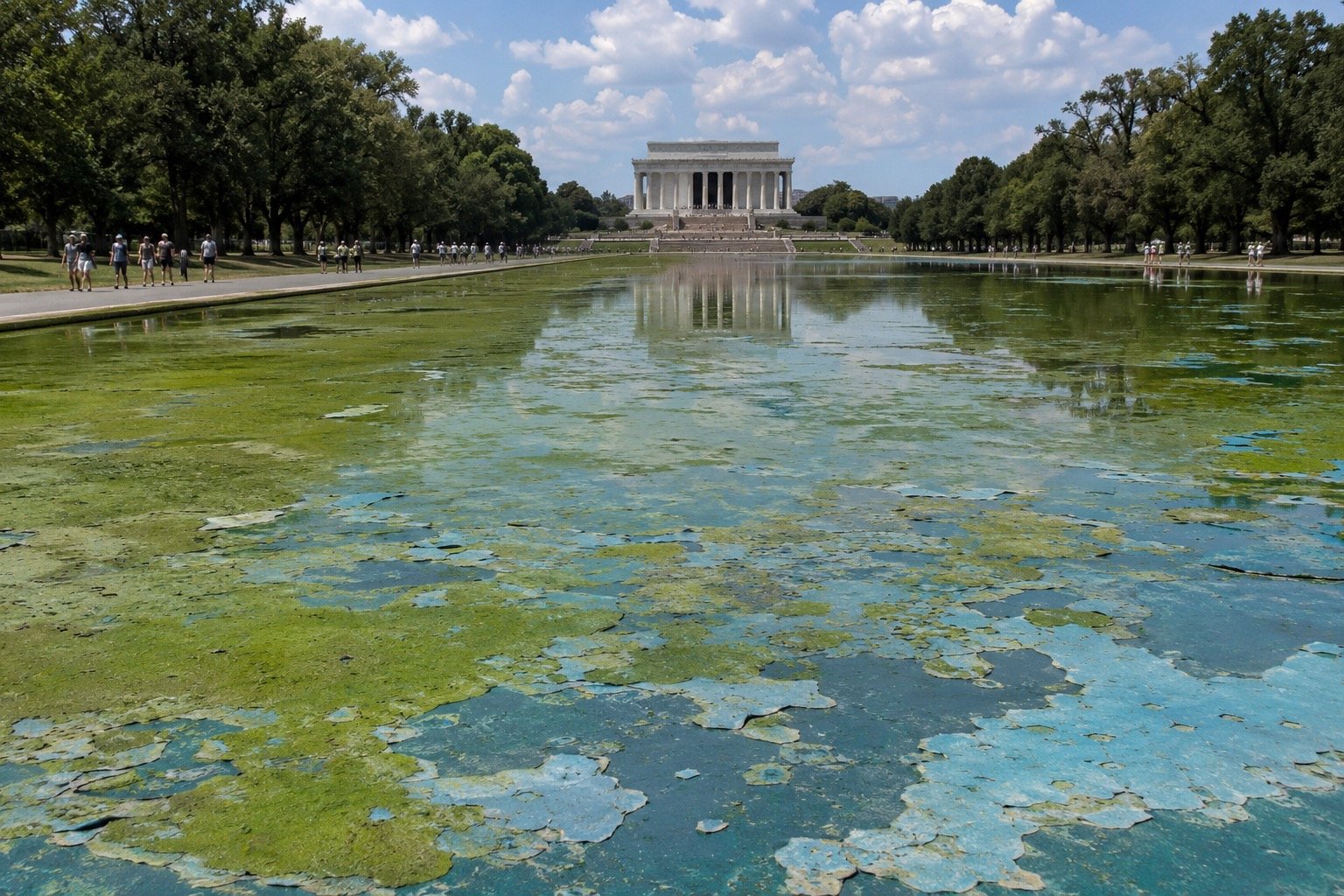The Lincoln Memorial Reflecting Pool in Washington