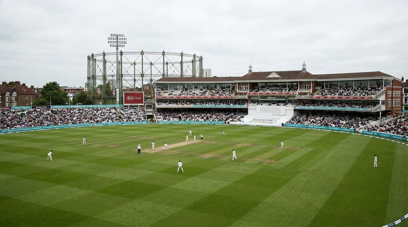 A general view of the Kia Oval cricket ground in London