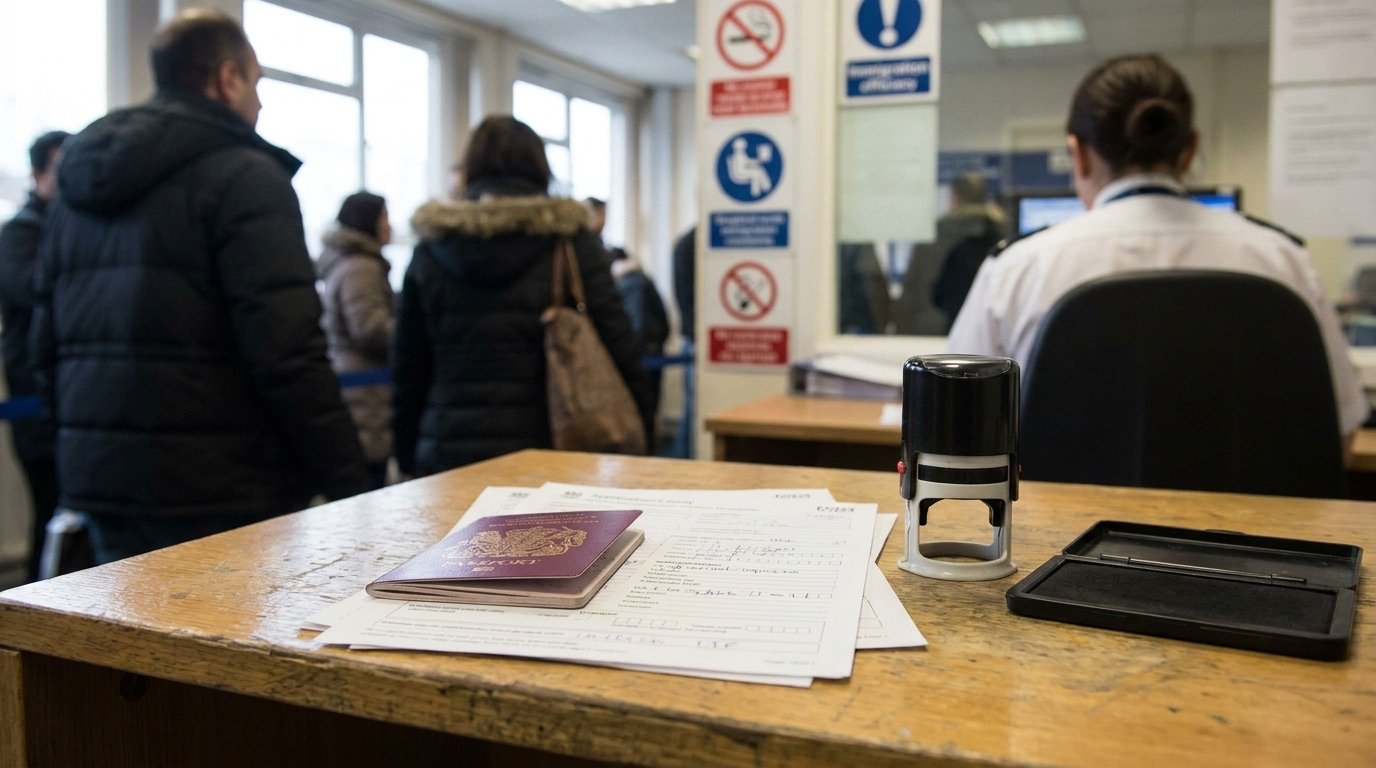 generic UK visa and passport policy image, no identifiable individuals