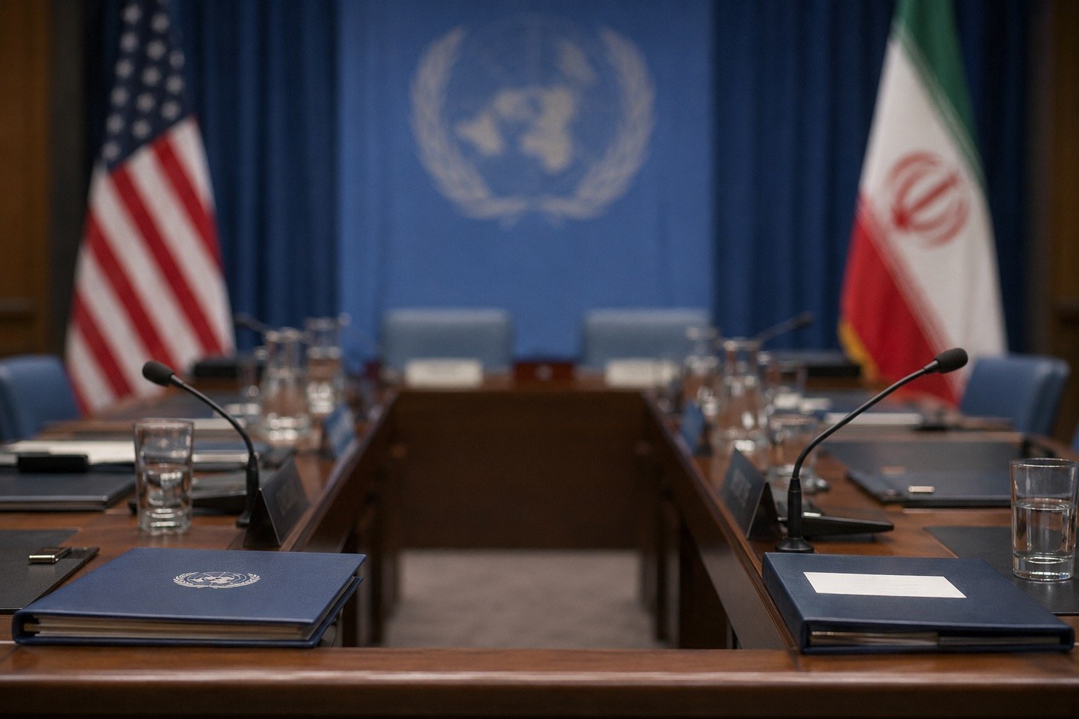 Nuclear inspection facility symbolising US-Iran diplomatic tension